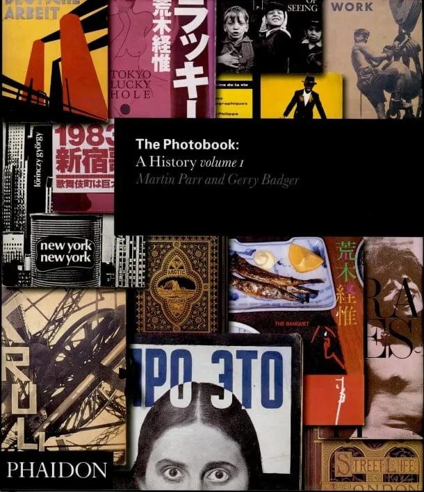 Cubierta de The Photobook: A History (vol.1) de Martin Parr y  Gerry Badger que incluye 200 de los fotolibros más importantes de la historia