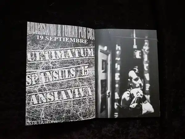 Interior del fotolibro "Ansia. La cruda expresión de la venganza" del fotógrafo David Arribas