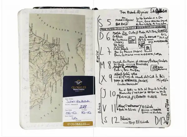 Interior del fotolibro Dalind de Juan Valbuena