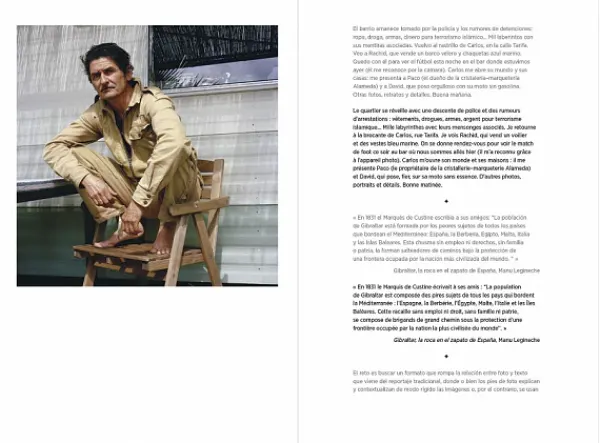 Interior del fotolibro Dalind de Juan Valbuena