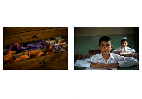 Interior del fotolibro Nóstos de José Manuel Navia