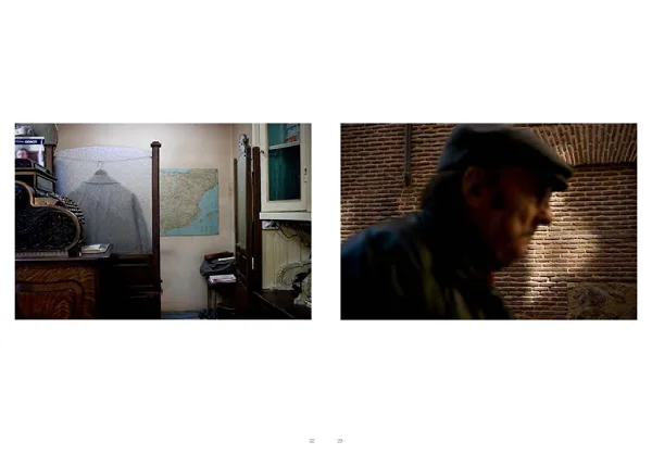 Interior del fotolibro Nóstos de José Manuel Navia