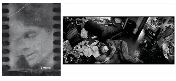 Cubierta e interior del fotolibro recomendado "Smoke" de Michael Ackerman