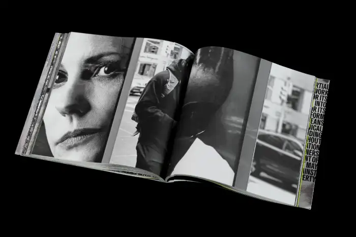 Interior del fotolibro "Free Jazz" de Ana María Ferris.