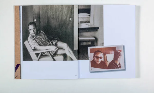 Interior del fotolibro "El baúl, miradas cruzadas de Herman Sifontes Tovar.