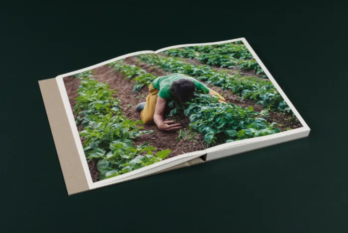 Interior del fotolibro "One shower a week" de Mariet Dingemans