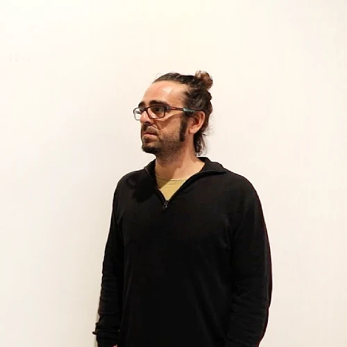 Retrato del fotógrafp Llorenç Ugas Dubreuil..