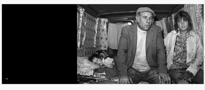 Interior del fotolibro "Fotologías" del fotógrafo Ramón Zabalza.