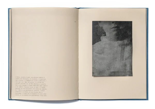 Interior del fotolibro Ctonio de Alessandra Calò.