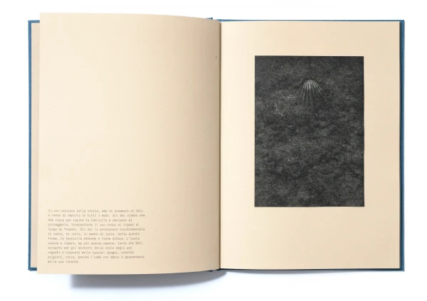 Interior del fotolibro Ctonio de Alessandra Calò.